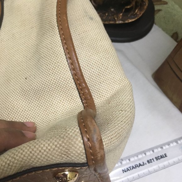 At best price: Authentic Michael Kors Hamilton NS Canvas/ Leather Tote - Picture 7 of 16